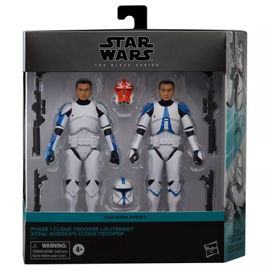 Комплект коллекционных фигур Клон Летенант та 332 Клон Асоки Star Wars The Black Series Clone Trooper Lieutenant & 332nd Ahsoka’s Clone Trooper  (Target Exclusive)