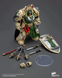 Коллекционная фигура Мастер Рыцарь Смертокрыл Темных Ангелов Warhammer 40k Dark Angels Deathwing Knight Master with Flail of the Unforgiven