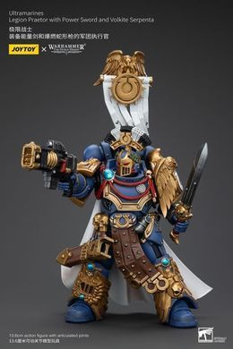Колекційна фігура Претор Легіону Ультрамаринів Warhammer: The Horus Heresy Ultramarines Legion Praetor with Power Sword and Volkite Serpenta 1/18