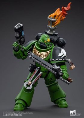 Колекційна фігура Сержант Саламандрів Warhammer 40k Salamanders Intercessors Segeant Tsek'gan 1/18
