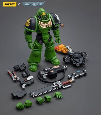 Колекційна фігура Сержант Саламандрів Warhammer 40k Salamanders Intercessors Segeant Tsek'gan 1/18