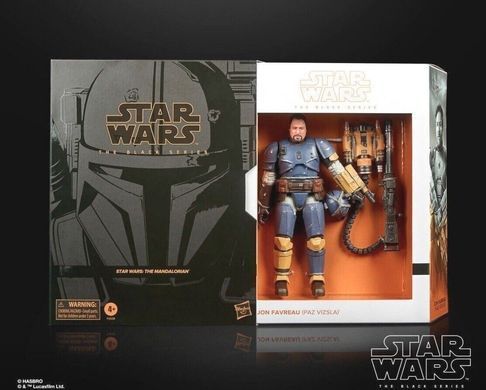 Колекційна фігура Важкоозброєний Мандалорець Паз Вісла (Джон Фавро) Star Wars The Black Series Heavy Infantry Mandalorian (Paz Vizsla) Jon Favreau