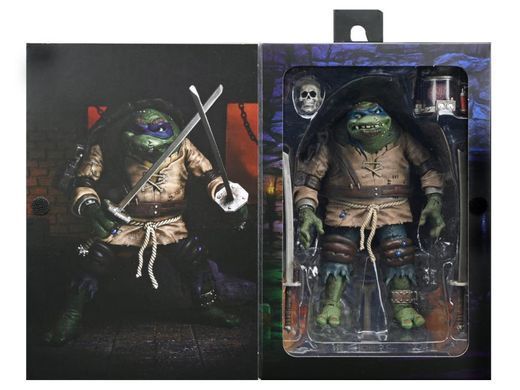 Колекційна фігура Леонардо Горбун NECA Universal Monsters x Teenage Mutant Ninja Turtles Ultimate Leonardo as The Hunchback