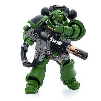 Колекційна фігура Сержант Викорінювачів Саламандрів Warhammer 40K Salamanders Eradicators Sergeant Bragar 1/18