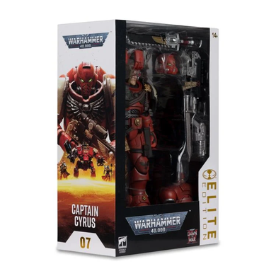 Колекційна фігура Капітан Цирус Warhammer 40,000: Dawn of War IV McFarlane Elite Edition #7 Captain Cyrus