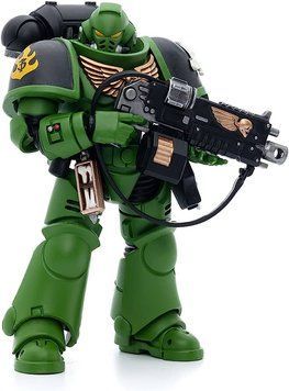 Коллекционная фигура Пехотинец Саламандров Warhammer 40k Salamanders Intercessors Brother Tol'vak 1/18