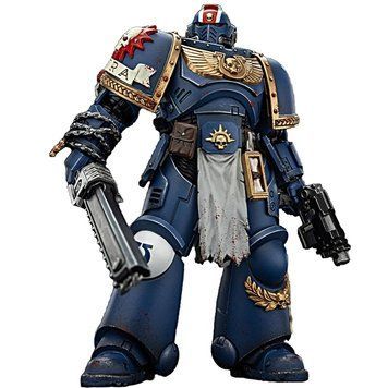 Колекційна фігура Лейтенант Тітус Warhammer 40,000: Space Marine 2 Ultramarines Lieutenant Titus (Collectors Edition) 1/18