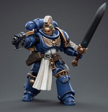 Колекційна фігура Чемпіон Ультрамаринів JoyToy 1/18 Warhammer 40K Ultramarines Primaris Company Champion Brother Parnaeus