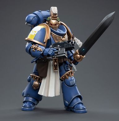 Колекційна фігура Чемпіон Ультрамаринів JoyToy 1/18 Warhammer 40K Ultramarines Primaris Company Champion Brother Parnaeus