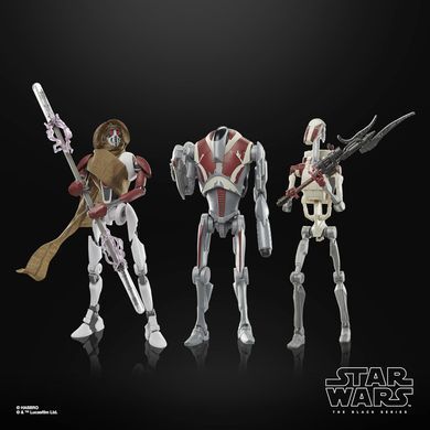 Набір колекційних фігур STAR WARS The Black Series MagnaGuard, Super Battle Droid, Battle Droid Jedi: Survivor Collectible 3-Pack (Amazon Exclusive)