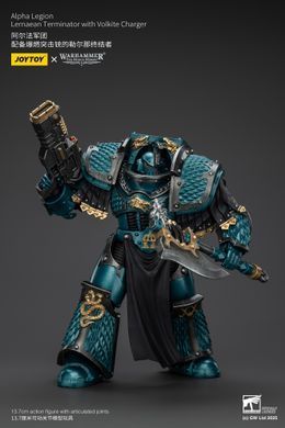 Коллекционная фигура Лернейца Альфа Легіону Warhammer: The Horus Heresy Alpha Legion Lernaean Terminator with Volkite Charger 1/18