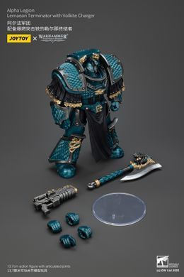 Коллекционная фигура Лернейца Альфа Легіону Warhammer: The Horus Heresy Alpha Legion Lernaean Terminator with Volkite Charger 1/18