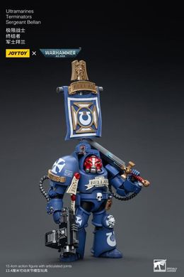 Колекційна фігура Сержант Ультрамаринів у броні Warhammer 40K Ultramarines Terminators Sergeant Bellan 1/18