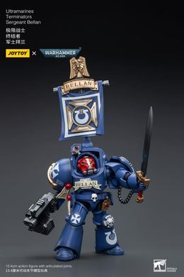 Колекційна фігура Сержант Ультрамаринів у броні Warhammer 40K Ultramarines Terminators Sergeant Bellan 1/18