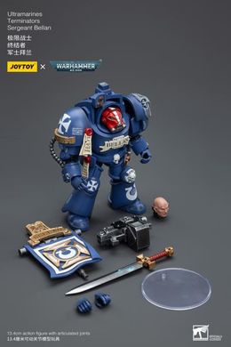 Колекційна фігура Сержант Ультрамаринів у броні Warhammer 40K Ultramarines Terminators Sergeant Bellan 1/18