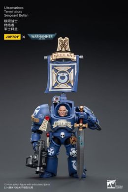 Колекційна фігура Сержант Ультрамаринів у броні Warhammer 40K Ultramarines Terminators Sergeant Bellan 1/18