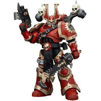 Колекційна фігура Берсерк Кхорну Пожирачів Світів Warhammer 40K World Eaters Khorne Berzerker (ver.2) 1/18