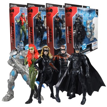 Комплект коллекционных Бетмен, Робин, Бетгерл, Ядовитый Плющ Batman & Robin Bundle Set with Mr. Freeze Build-A-Figure