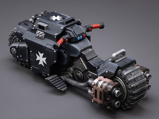 Колекційна фігура бойовий байк Темних Храмовників Warhammer 40k Black Templars Raider-Pattern Combat Bike 1/18