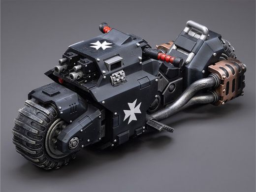 Колекційна фігура бойовий байк Темних Храмовників Warhammer 40k Black Templars Raider-Pattern Combat Bike 1/18