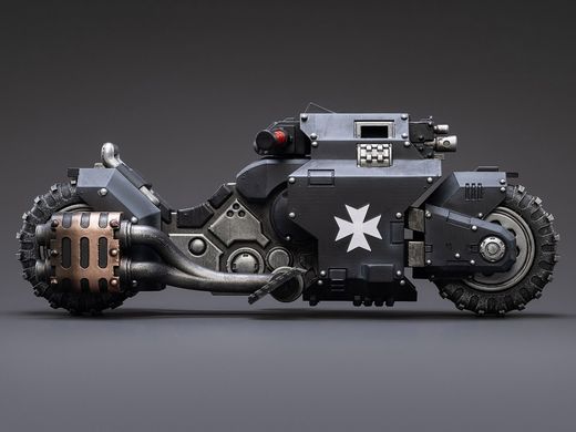 Колекційна фігура бойовий байк Темних Храмовників Warhammer 40k Black Templars Raider-Pattern Combat Bike 1/18