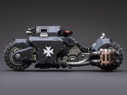 Колекційна фігура бойовий байк Темних Храмовників Warhammer 40k Black Templars Raider-Pattern Combat Bike 1/18