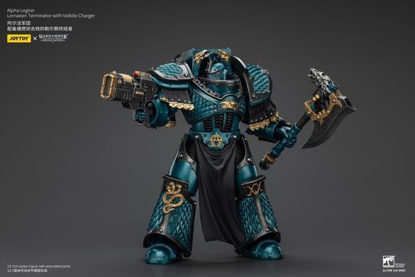 Коллекционная фигура Лернейца Альфа Легіону Warhammer: The Horus Heresy Alpha Legion Lernaean Terminator with Volkite Charger 1/18