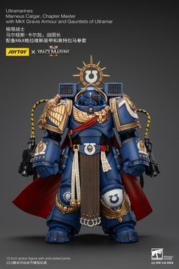 Колекційна фігура Магістр Ультрамаринів Марнеус Калгар Warhammer 40,000: Space Marine 2 Ultramarines Marneus Calgar Chapter Master with MKX Gravis Armour and Gauntlets of Ultramar 1/18