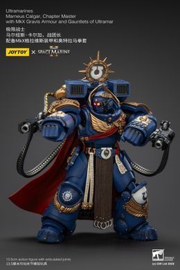 Колекційна фігура Магістр Ультрамаринів Марнеус Калгар Warhammer 40,000: Space Marine 2 Ultramarines Marneus Calgar Chapter Master with MKX Gravis Armour and Gauntlets of Ultramar 1/18