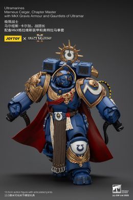 Колекційна фігура Магістр Ультрамаринів Марнеус Калгар Warhammer 40,000: Space Marine 2 Ultramarines Marneus Calgar Chapter Master with MKX Gravis Armour and Gauntlets of Ultramar 1/18