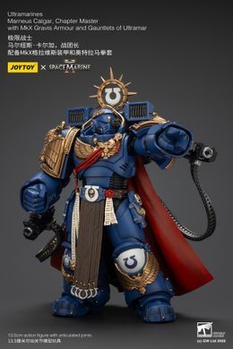 Колекційна фігура Магістр Ультрамаринів Марнеус Калгар Warhammer 40,000: Space Marine 2 Ultramarines Marneus Calgar Chapter Master with MKX Gravis Armour and Gauntlets of Ultramar 1/18