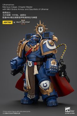 Колекційна фігура Магістр Ультрамаринів Марнеус Калгар Warhammer 40,000: Space Marine 2 Ultramarines Marneus Calgar Chapter Master with MKX Gravis Armour and Gauntlets of Ultramar 1/18