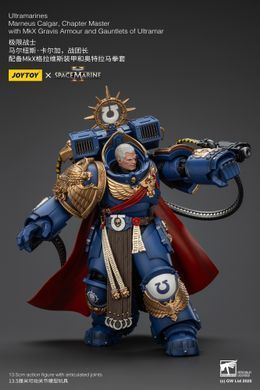 Колекційна фігура Магістр Ультрамаринів Марнеус Калгар Warhammer 40,000: Space Marine 2 Ultramarines Marneus Calgar Chapter Master with MKX Gravis Armour and Gauntlets of Ultramar 1/18