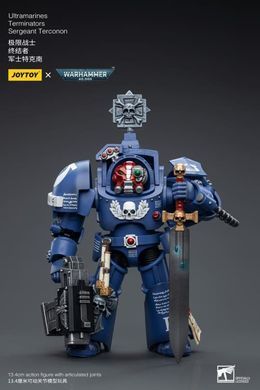 Колекційна фігура Сержант Ультрамаринів у броні Warhammer 40K Ultramarines Terminators Sergeant Terconon 1/18