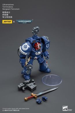 Колекційна фігура Сержант Ультрамаринів у броні Warhammer 40K Ultramarines Terminators Sergeant Terconon 1/18
