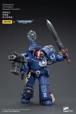 Колекційна фігура Сержант Ультрамаринів у броні Warhammer 40K Ultramarines Terminators Sergeant Terconon 1/18