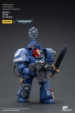 Колекційна фігура Сержант Ультрамаринів у броні Warhammer 40K Ultramarines Terminators Sergeant Terconon 1/18
