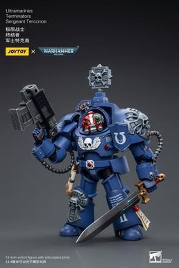 Колекційна фігура Сержант Ультрамаринів у броні Warhammer 40K Ultramarines Terminators Sergeant Terconon 1/18