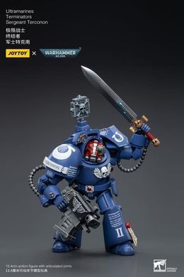 Колекційна фігура Сержант Ультрамаринів у броні Warhammer 40K Ultramarines Terminators Sergeant Terconon 1/18