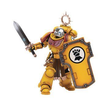 Коллекционная фигура Ветеран Имперских Кулаков Warhammer 40K Imperial Fists Veteran Brother Thracius 1/18