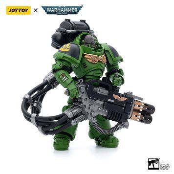 Колекційна фігура Викорінювач Саламандрів Warhammer 40K Salamanders Eradicators Brother Xavak 1/18