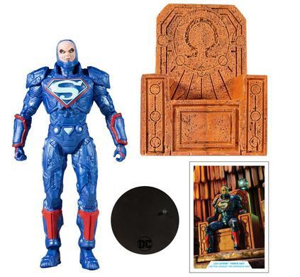 Коллекционная фигура Лекс Лютор на троне Lex Luthor Power Suit (Blue) DC