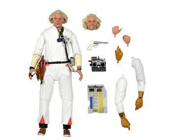 Коллекционная фигура Доктор Эммет Браун Назад в будущее NECA Back to the Future Ultimate Doc Brown (Hazmat Suit)