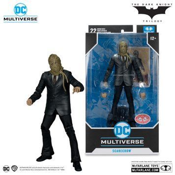 Коллекционная фигура Пугало Batman Begins Scarecrow DC Multiverse (Red Platinum)