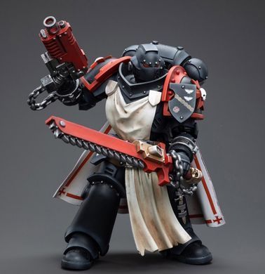 Коллекционная фигура Warhammer 40K Black Templars Primaris Sword Brethren Harmund JoyToy