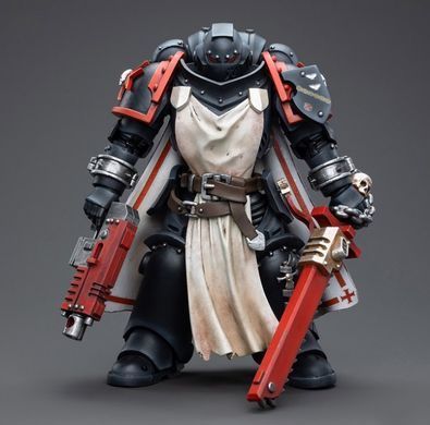 Коллекционная фигура Warhammer 40K Black Templars Primaris Sword Brethren Harmund JoyToy