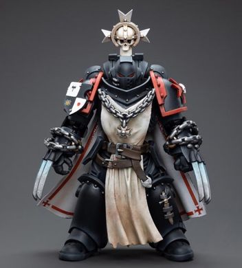 Коллекционная фигура Warhammer 40K Black Templars Primaris Sword Brethren Alberic 1/18 JoyToy