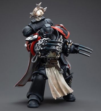 Коллекционная фигура Warhammer 40K Black Templars Primaris Sword Brethren Alberic 1/18 JoyToy