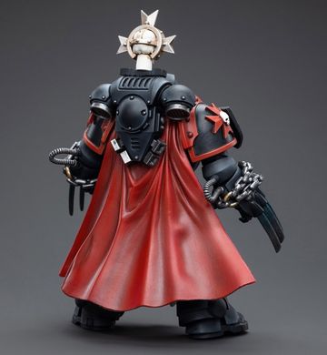 Коллекционная фигура Warhammer 40K Black Templars Primaris Sword Brethren Alberic 1/18 JoyToy