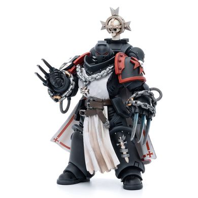 Коллекционная фигура Warhammer 40K Black Templars Primaris Sword Brethren Alberic 1/18 JoyToy